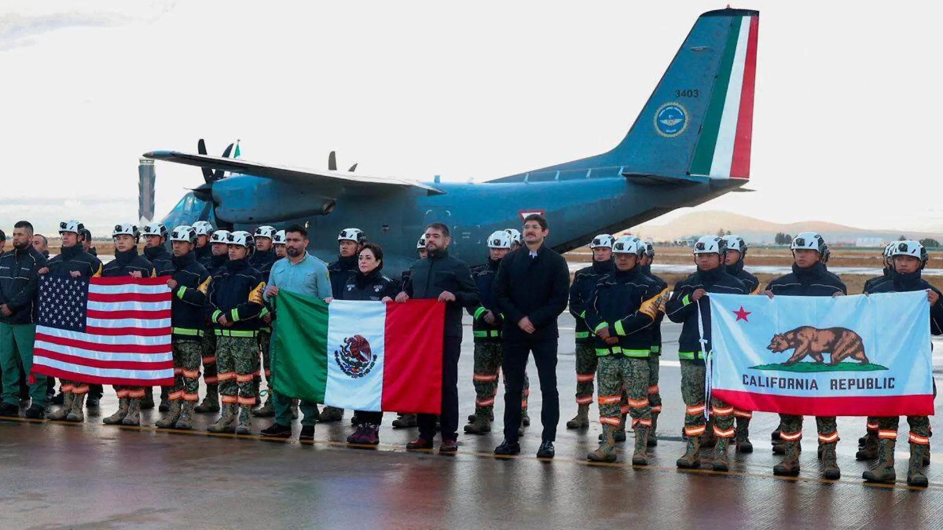 bomberos mexicanos en California